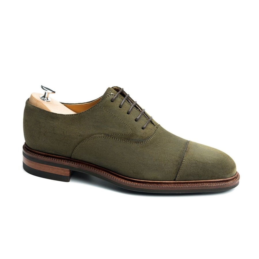 Heren Meermin Oxfords | 116660 - Leaf Green Waxy Commander - E (Ultraflex-Systeem)