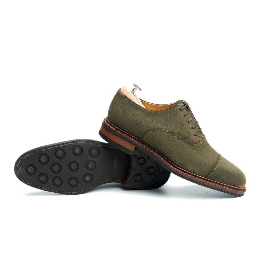 Heren Meermin Oxfords | 116660 - Leaf Green Waxy Commander - E (Ultraflex-Systeem)