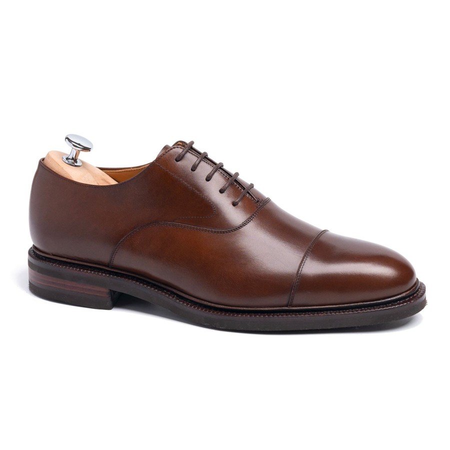 Heren Meermin Oxfords | 116660 - Eiken Antiek Kalf - E (Ultraflex Systeem)