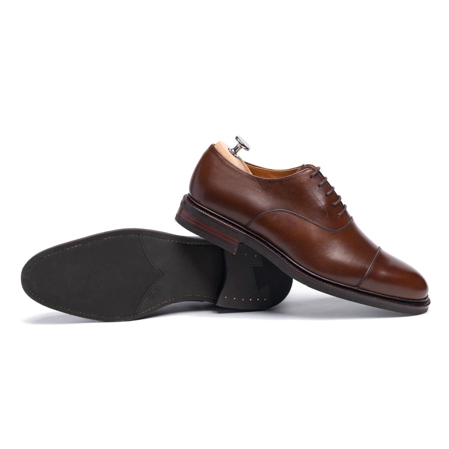 Heren Meermin Oxfords | 116660 - Eiken Antiek Kalf - E (Ultraflex Systeem)