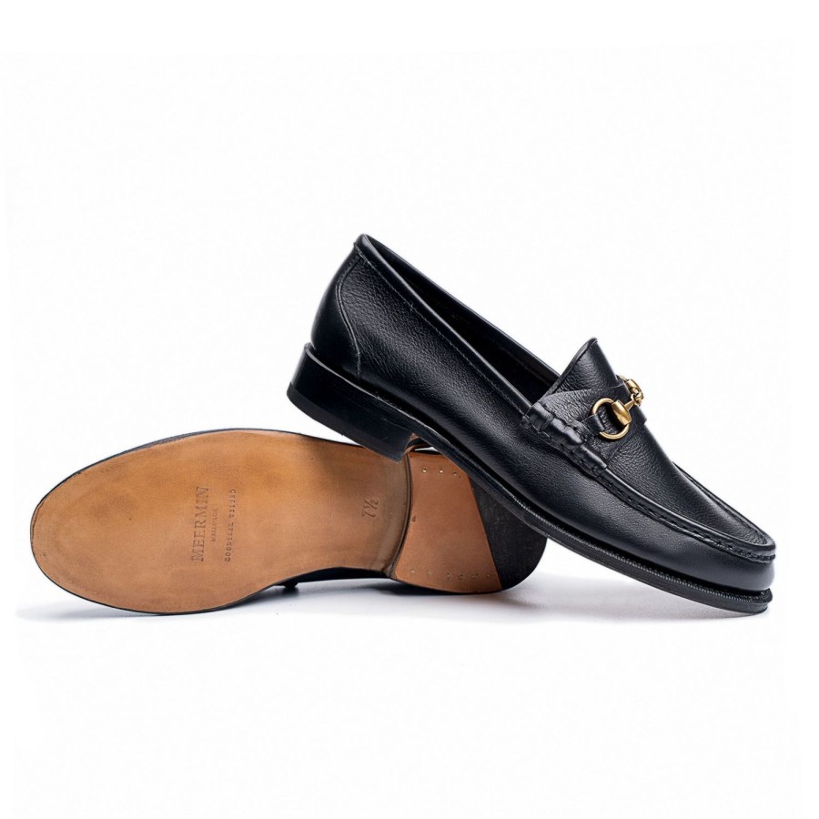 Heren Meermin Loafers | 114673 - Zwart Zacht Kalfsleer - E