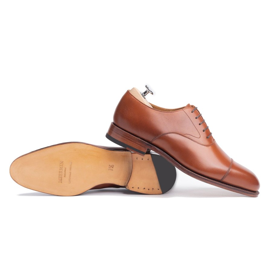 Heren Meermin Oxfords | 101198 - Koperen Antiek Kalf - E