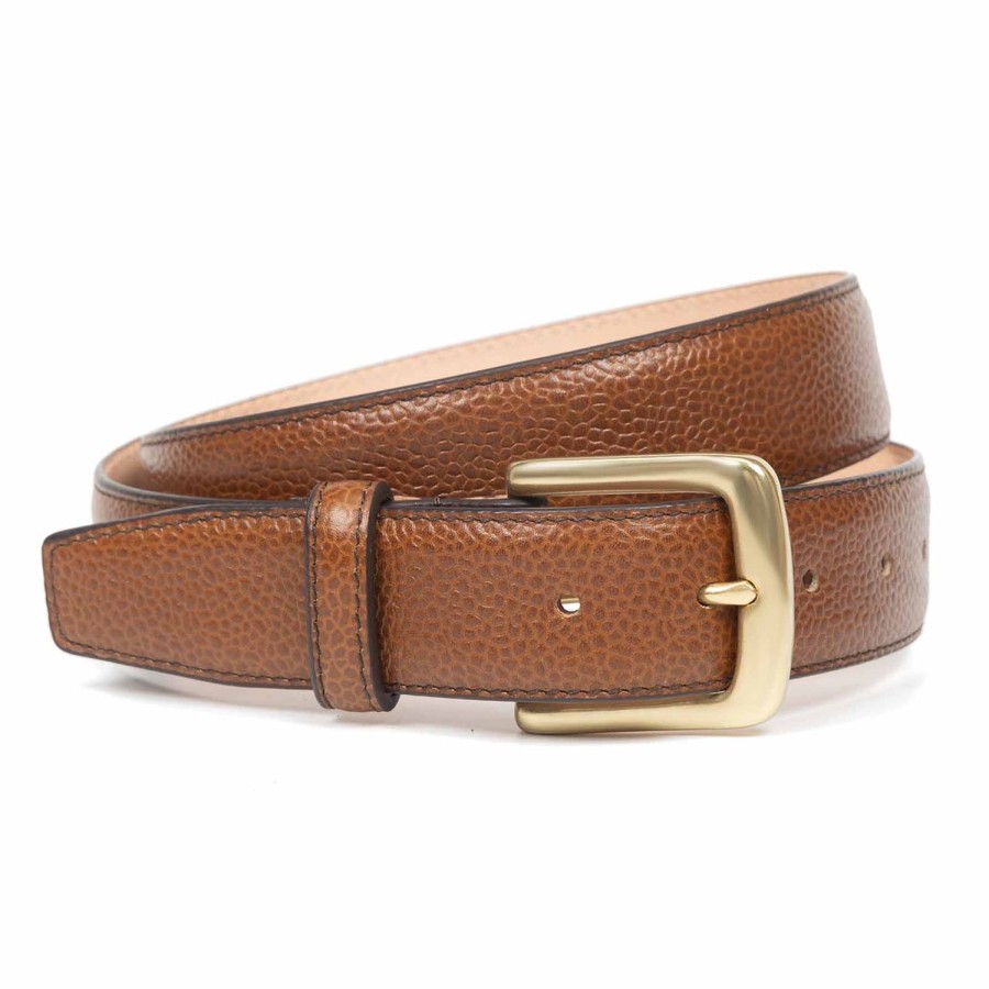 Heren Meermin Riemen | 104436 - Cognac Kiezelkorrel