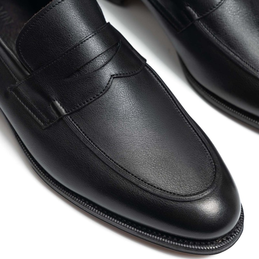 Heren Meermin Loafers | 114414 - Zwart Softcalf - E