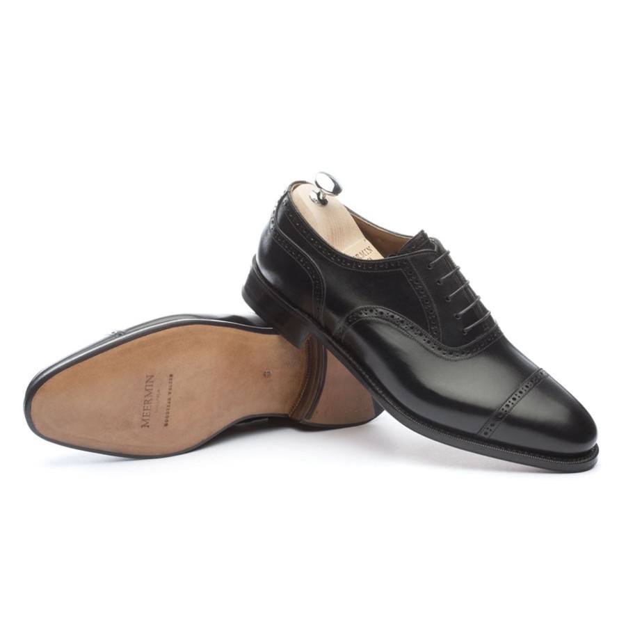 Heren Meermin Oxfords | 101513 - Zwart Kalf - E