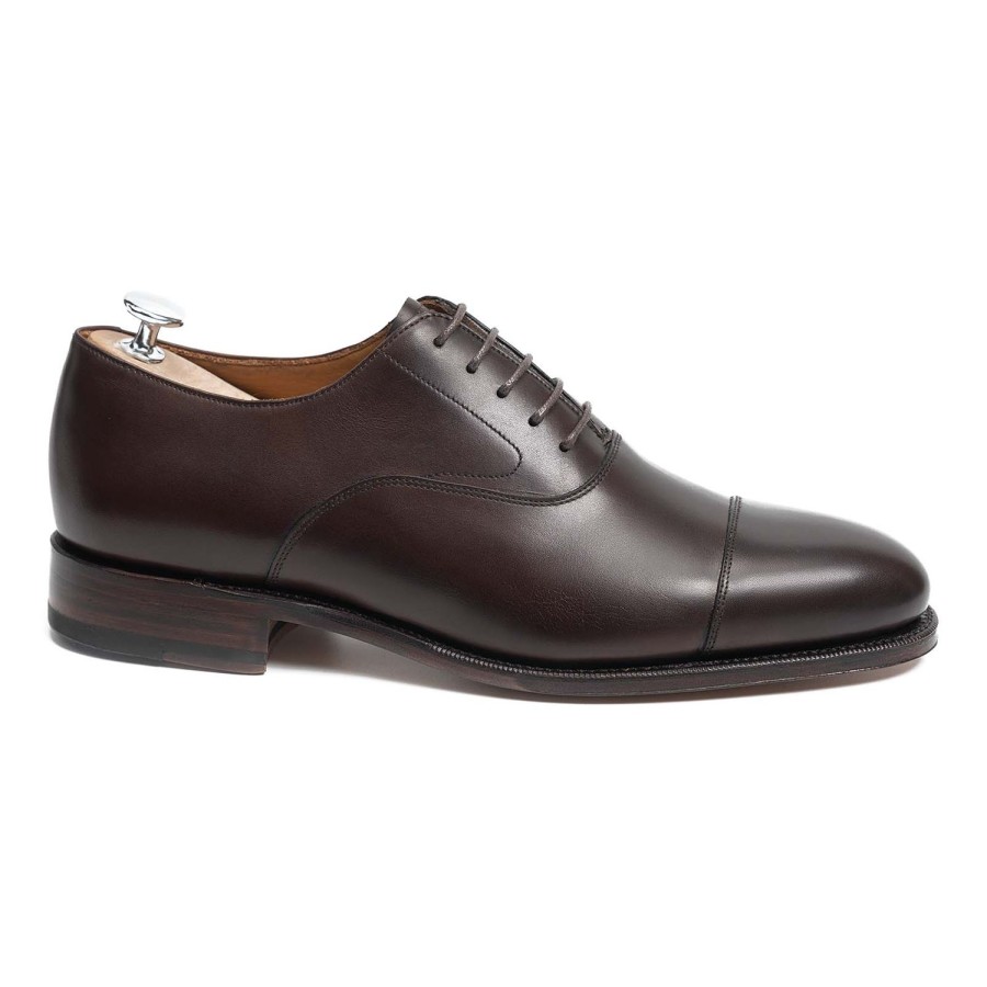 Heren Meermin Oxfords | 101198 - Donkerbruin Kalfsleer - E