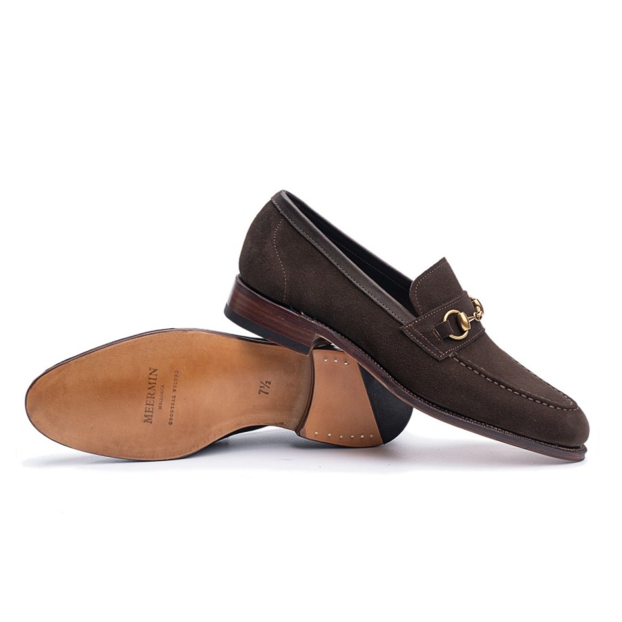 Heren Meermin Loafers | 114678 - Bruin Alicante Suede - E