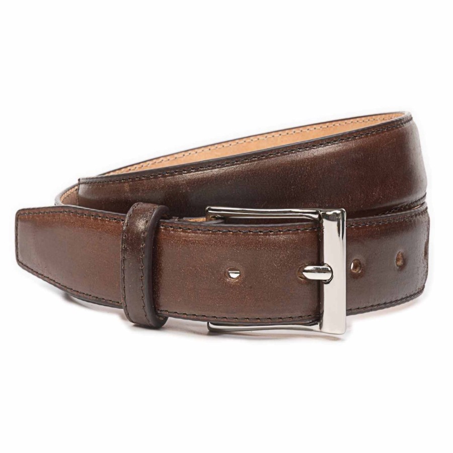 Heren Meermin Riemen | 104335 - Bruin Heritage Shell Cordovan