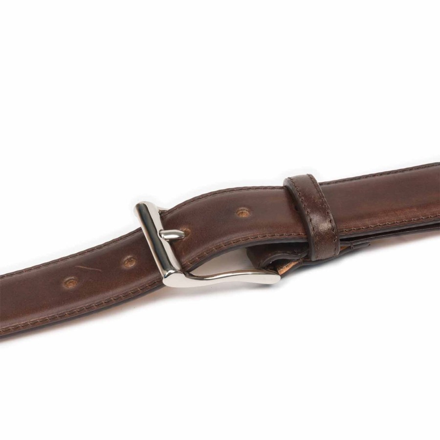 Heren Meermin Riemen | 104335 - Bruin Heritage Shell Cordovan