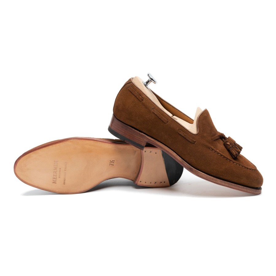 Heren Meermin Loafers | 101412 - Snuifsuede - E