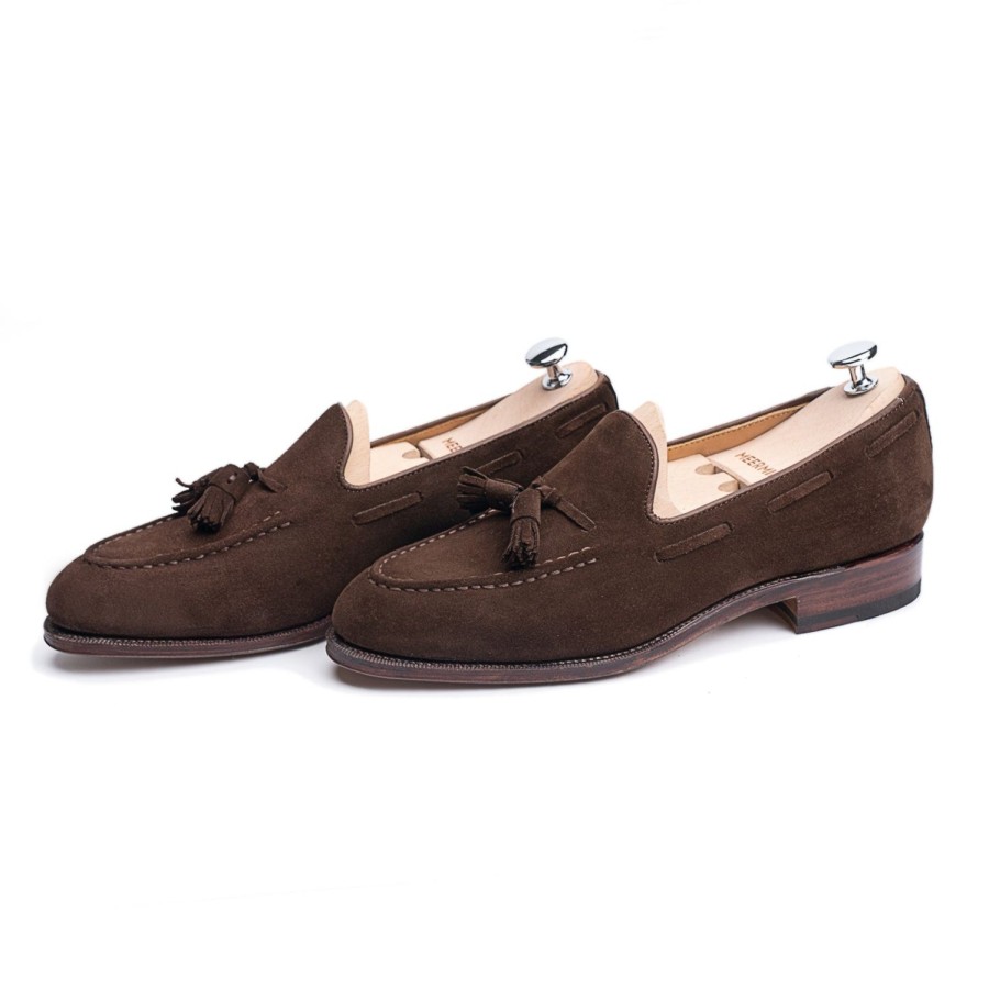 Heren Meermin Loafers | 101381 - Bruin Suede - E