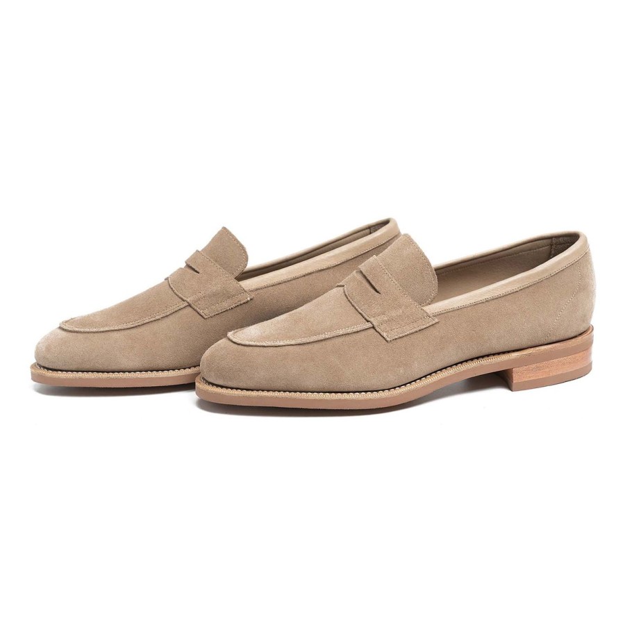 Heren Meermin Loafers | 114414 - Taupe Janusbutts - E