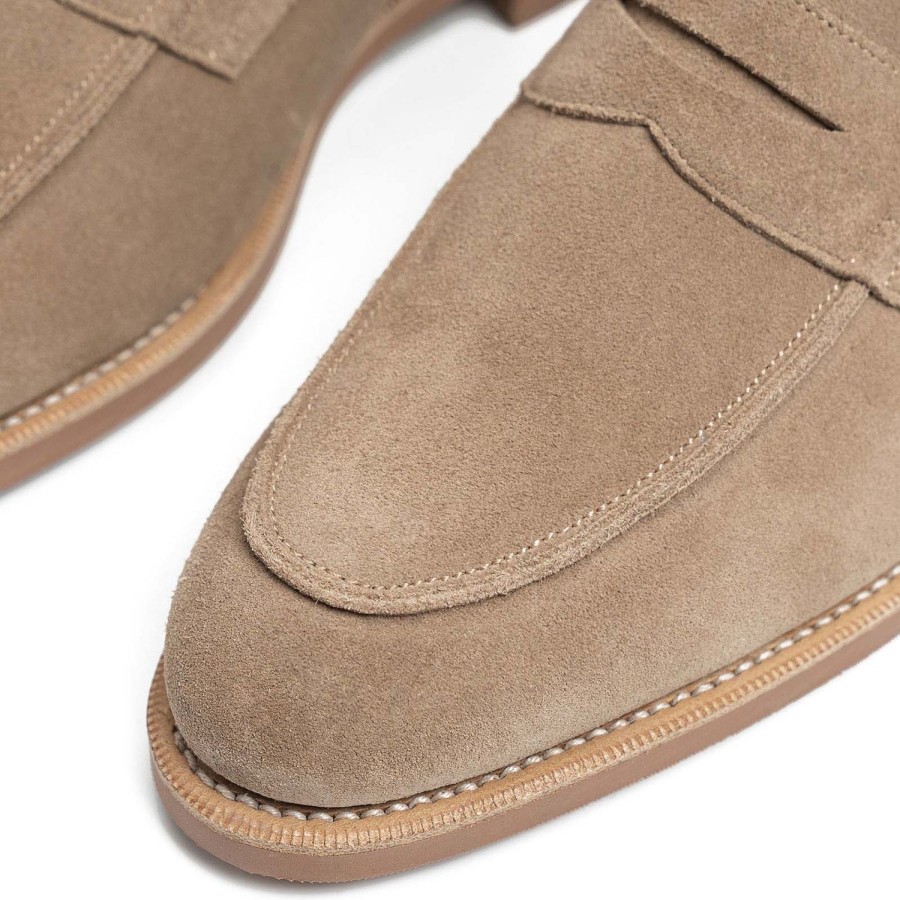 Heren Meermin Loafers | 114414 - Taupe Janusbutts - E