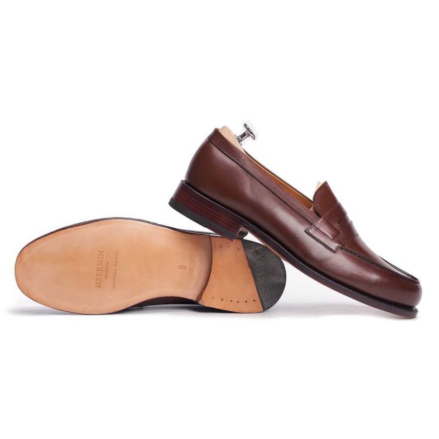 Heren Meermin Loafers | 101483 - Expresso Antiek Kalf - E