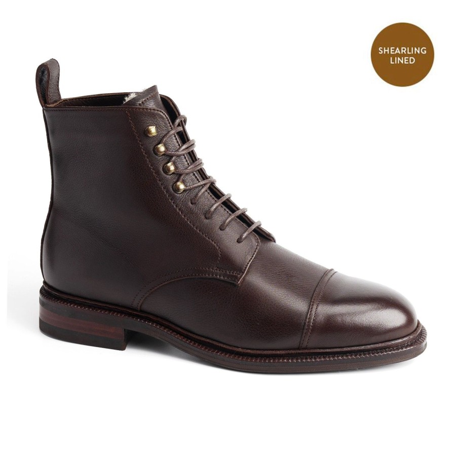 Heren Meermin Laarzen | 114787 - Donkerbruin Softcalf - E