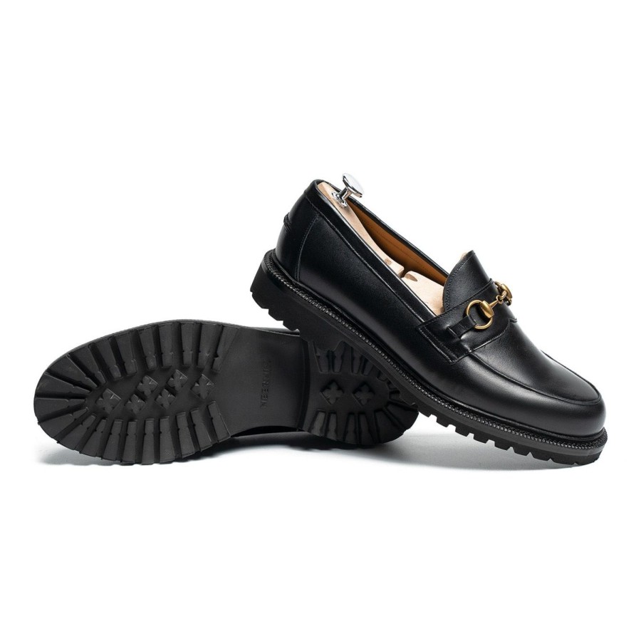 Heren Meermin Loafers | 514633 - Zwart Kalf - E