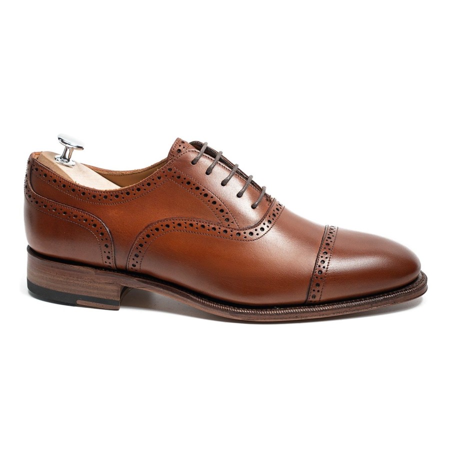 Heren Meermin Oxfords | 101513 - Bruin Antiek Kalf - E