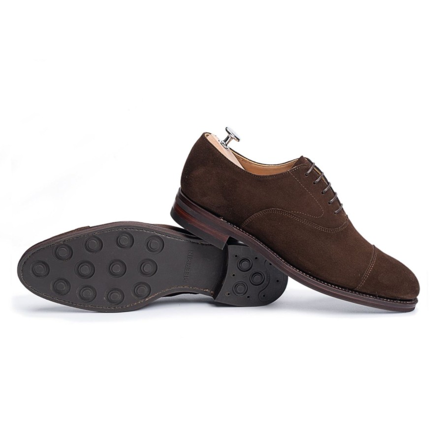 Heren Meermin Oxfords | 101198 - Bruin Suede - E