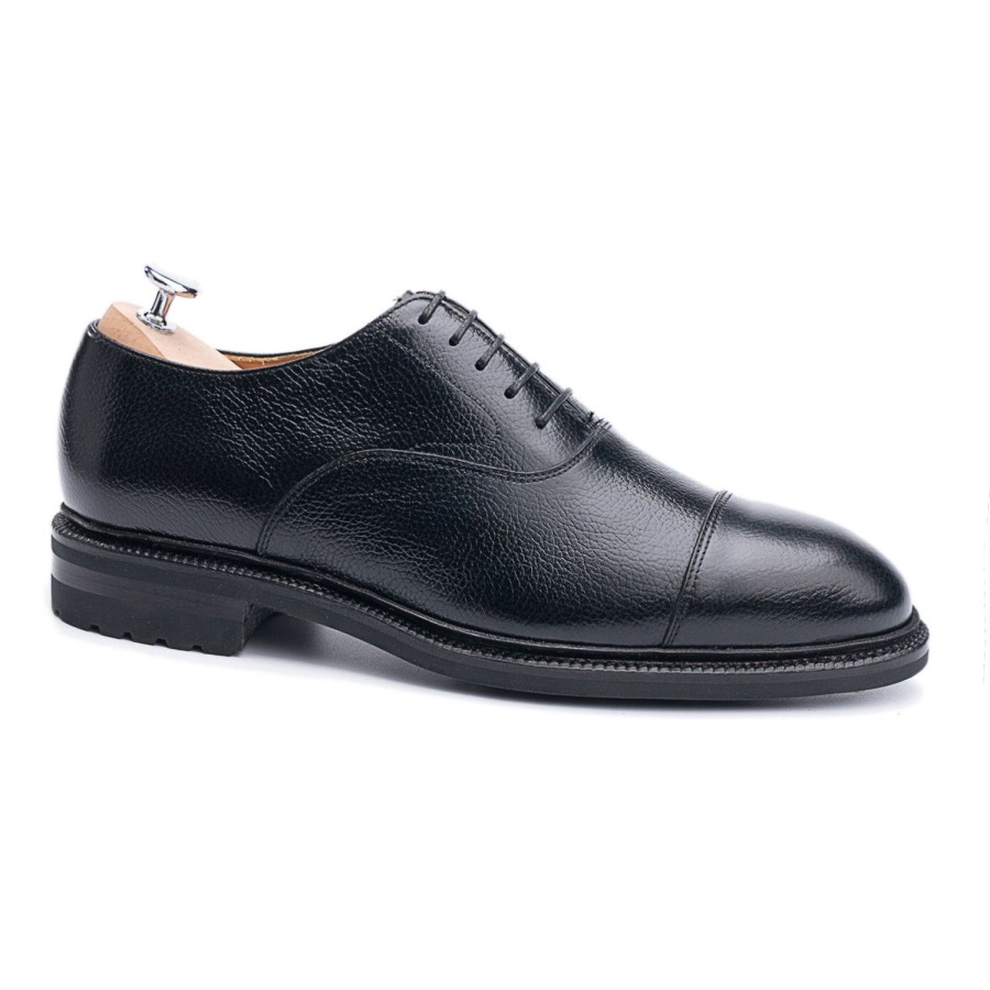 Heren Meermin Oxfords | 116660 - Zwart Inca - E (Ultraflex-Systeem)