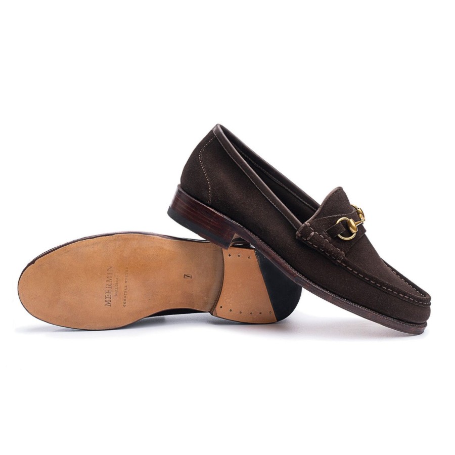 Heren Meermin Loafers | 114673 - Bruin Alicante Suede - E