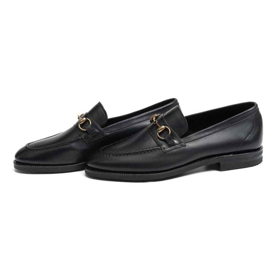 Heren Meermin Loafers | 514578 - Zwart Softcalf - E