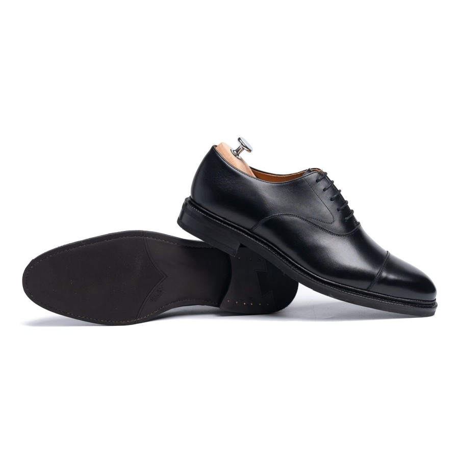 Heren Meermin Oxfords | 116660 - Zwart Kalf - E (Ultraflex-Systeem)