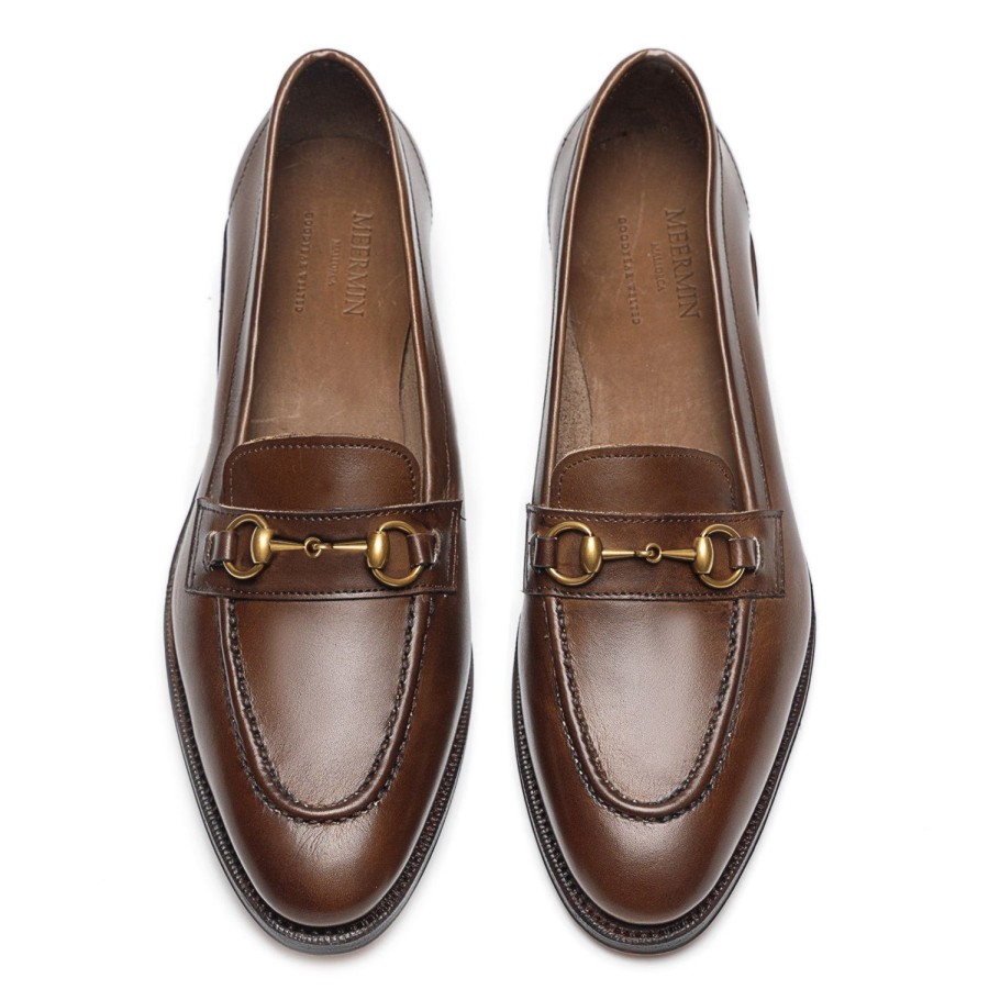 Vrouwen Meermin Loafers | 214678 - Eiken Vitello - E