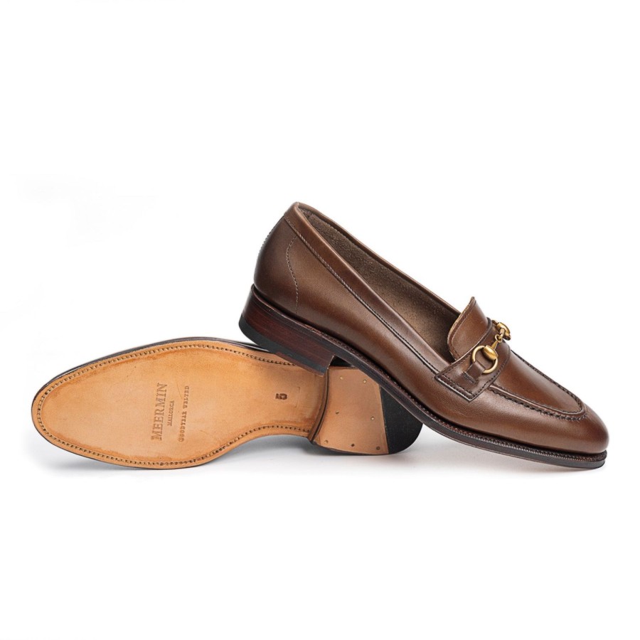 Vrouwen Meermin Loafers | 214678 - Eiken Vitello - E